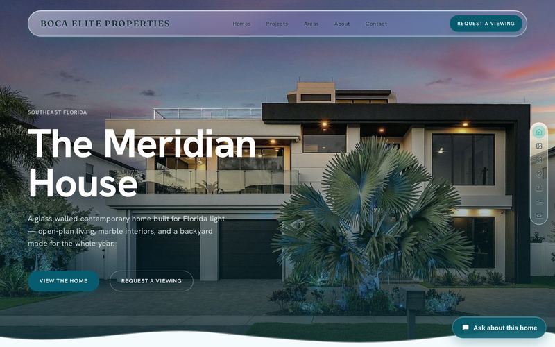 Boca Elite Properties — live product screenshot